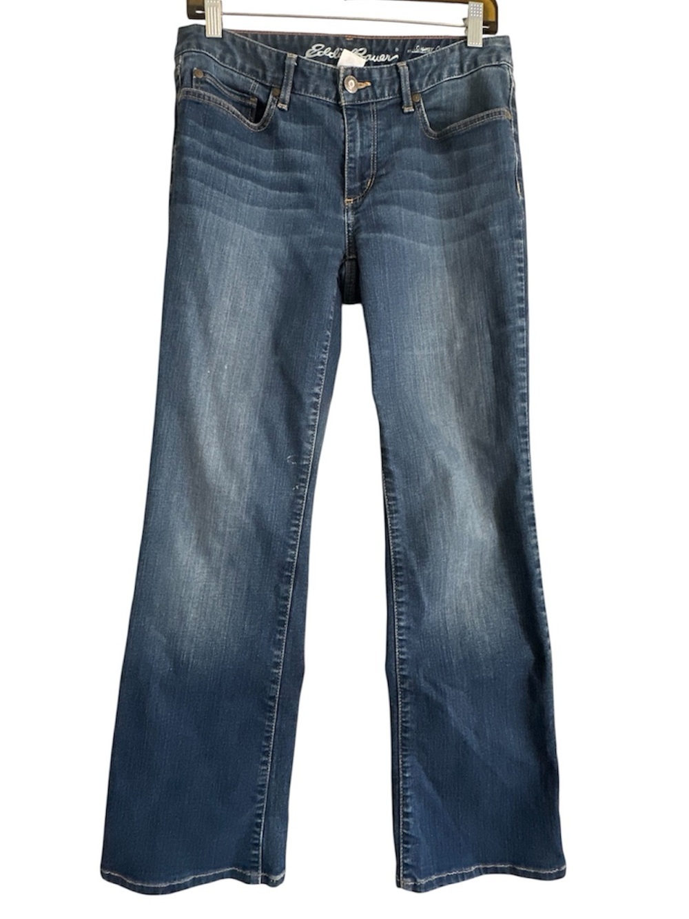 Eddie Bauer Womens Slightly Curvy Bootcut Jeans Size 6